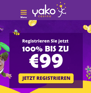 Yako Casino 99 Euro Bonus