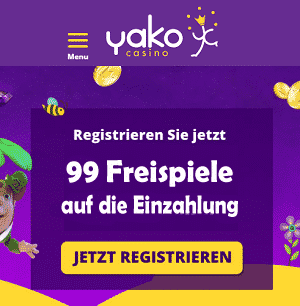 Yako Casino 99 kostenlose Freespins