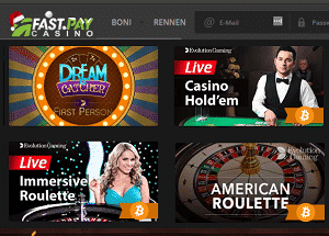 FastPay Live Casino Games