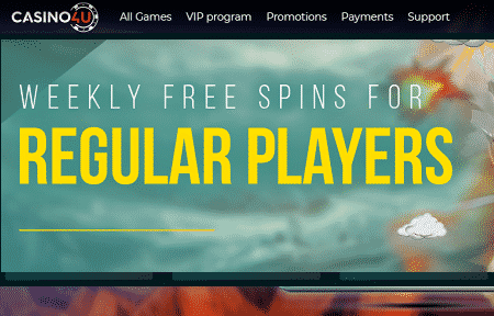 Casino4u Weekly Free Spins