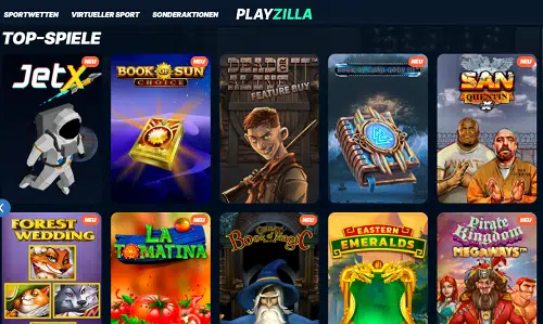 Playzilla Spielautomaten