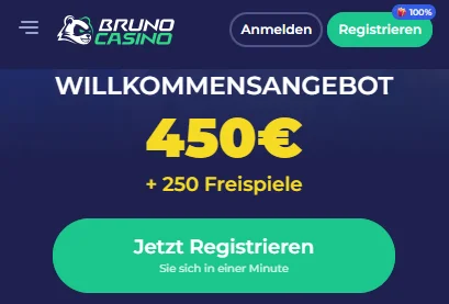 Bruno Casino Welcome Bonus