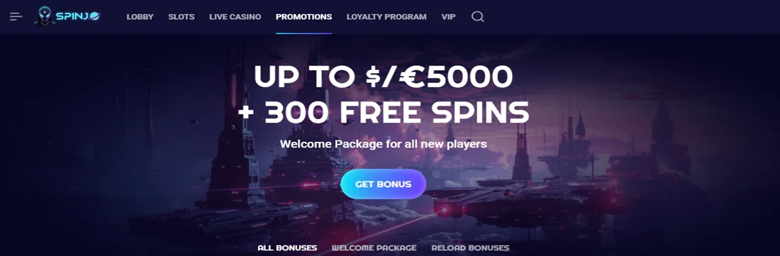 SpinJo Welcome Offer